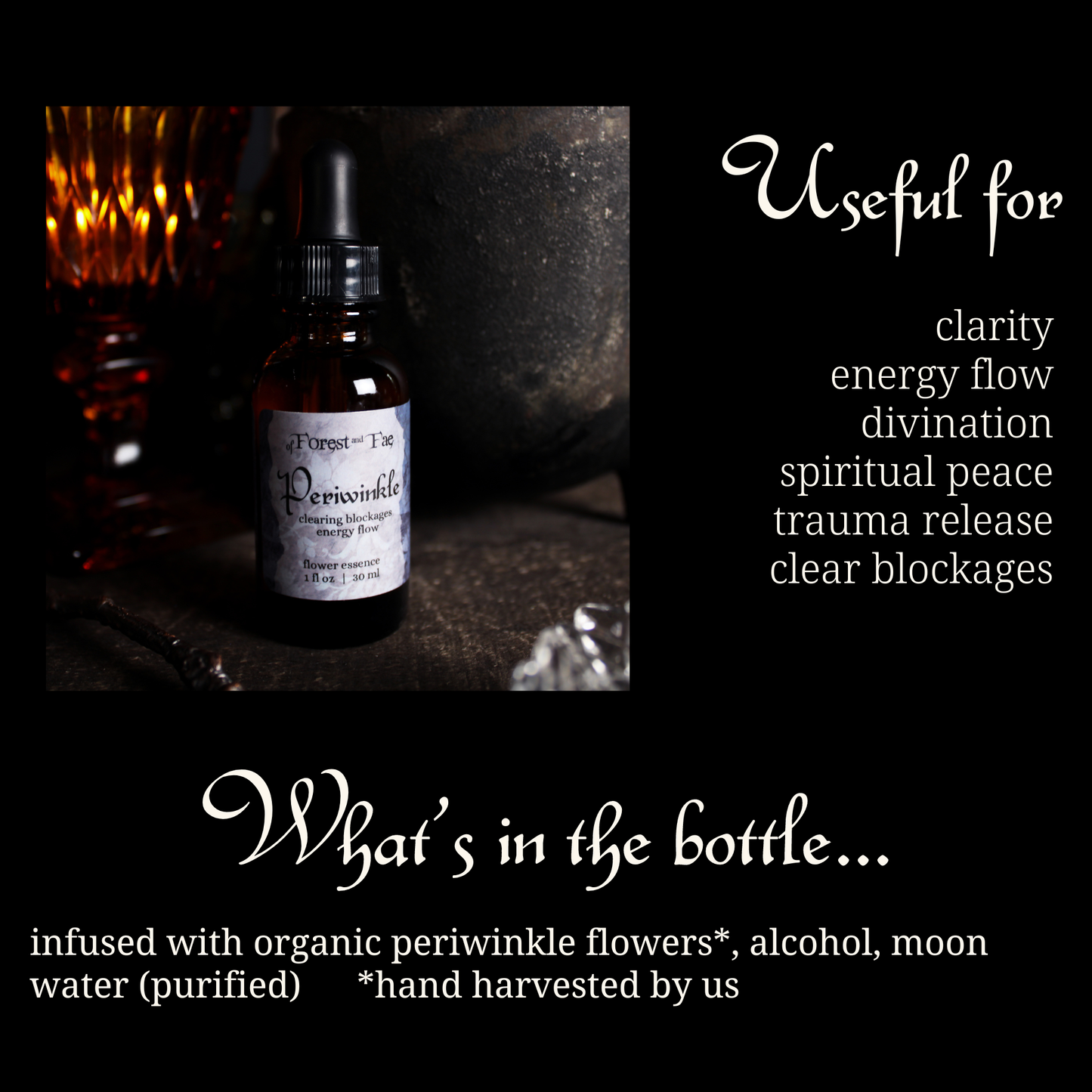 Energy Flow • Periwinkle flower essence • Witchy Intuition